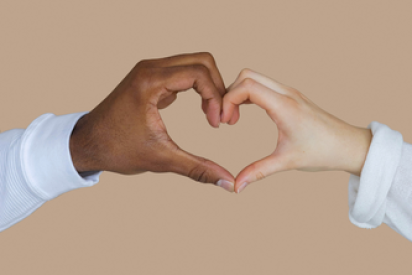 Hands making a heart