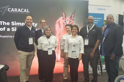 The Caracal Team at an event