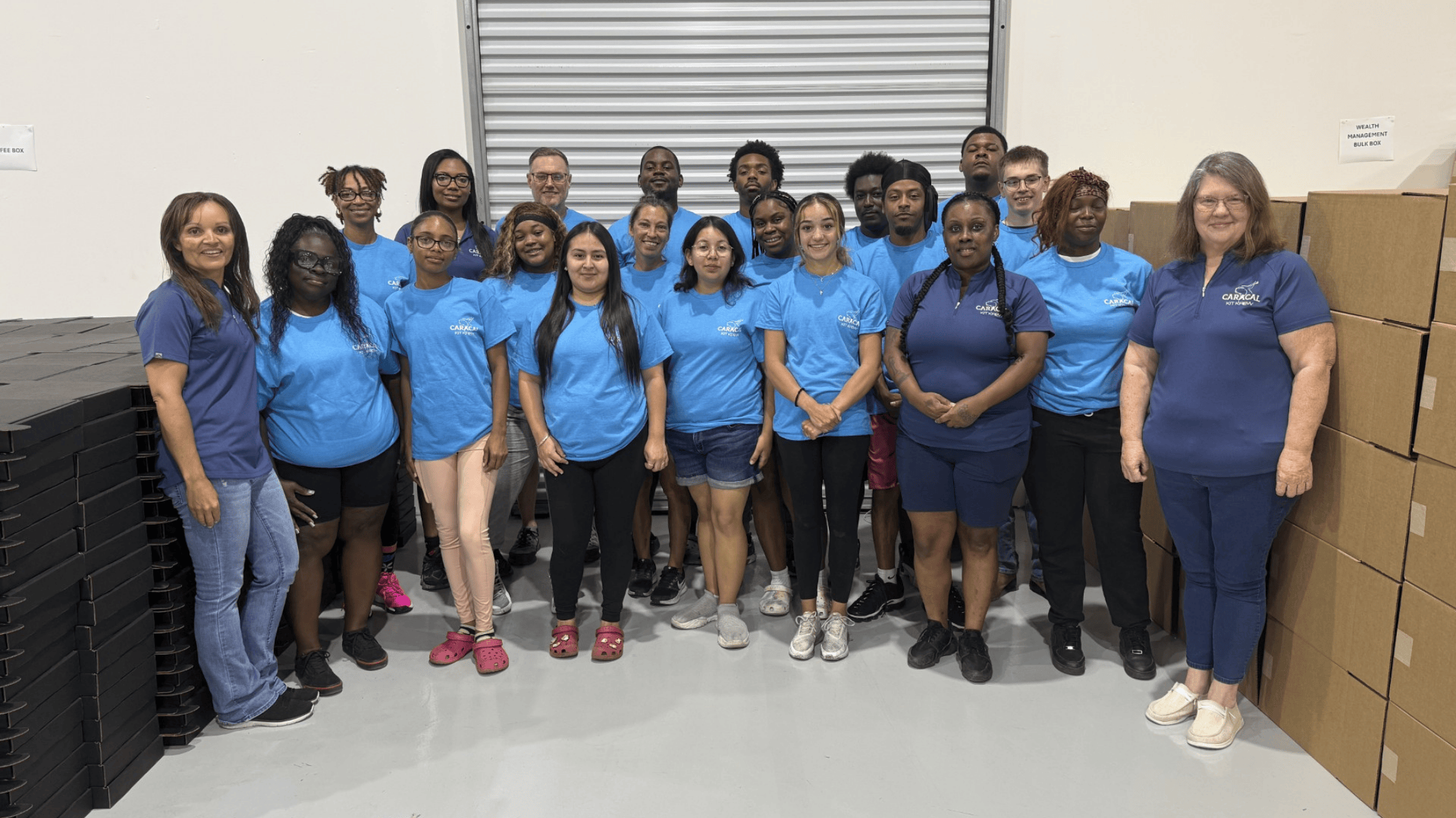 Caracal kitting crew